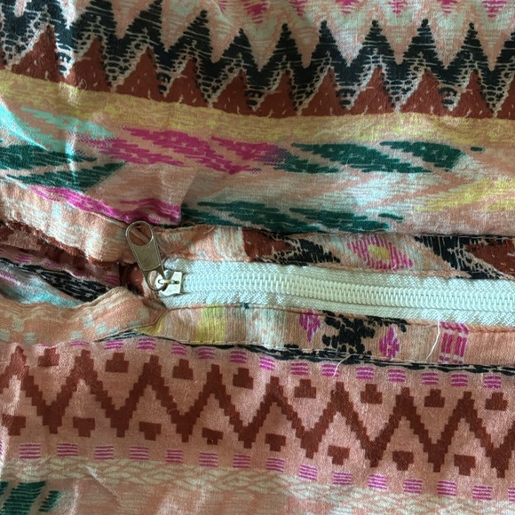 Macchia di Ruginne Bohemian Colorful Tribal Colorblock Patterned Women's Bag - Picture 8 of 12